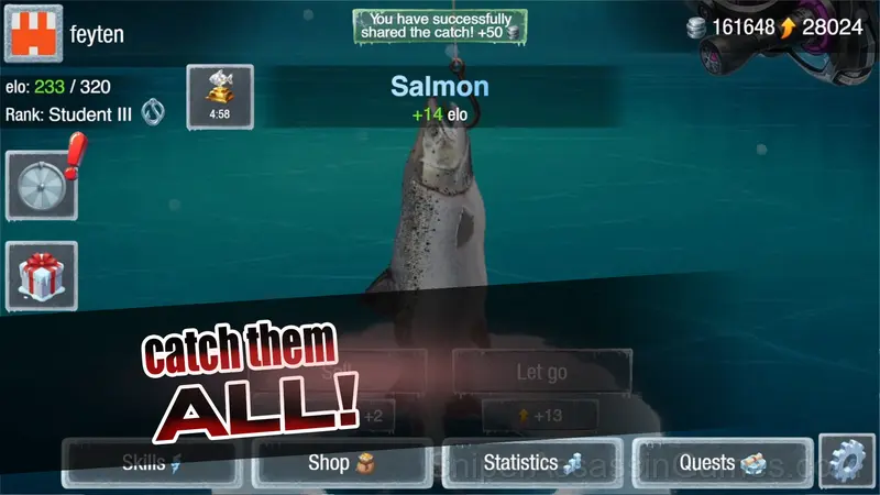 Winter Fishing gameplay screenshot 2