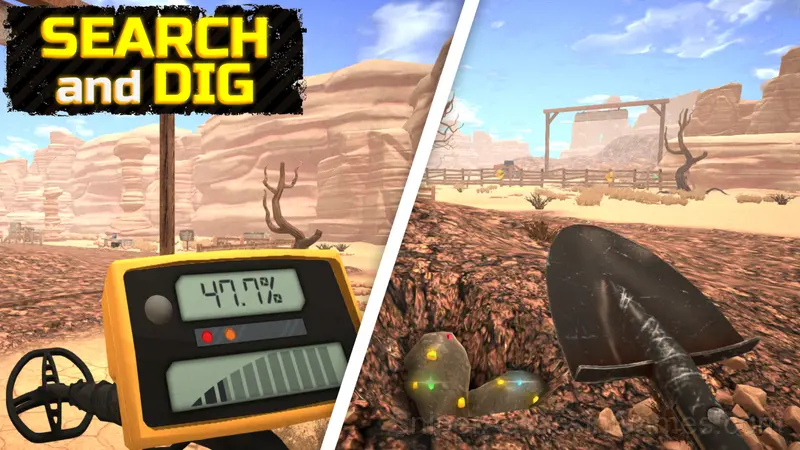 Gold Rush: Gold Simulator 3D gameplay screenshot 1