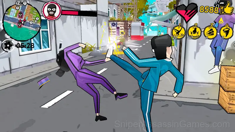 Funny City: Gopniks gameplay screenshot 1