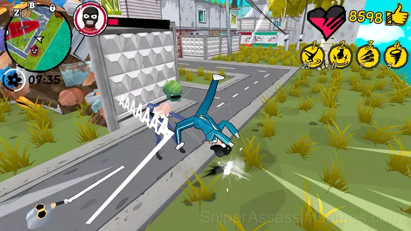 Funny City: Gopniks gameplay screenshot 2