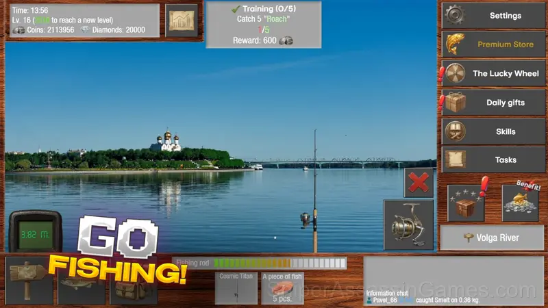 River Fishing gameplay screenshot 1