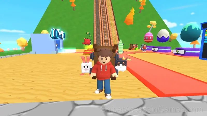 Obby: Climb Up and Slide Down on Minecarts gameplay screenshot 5