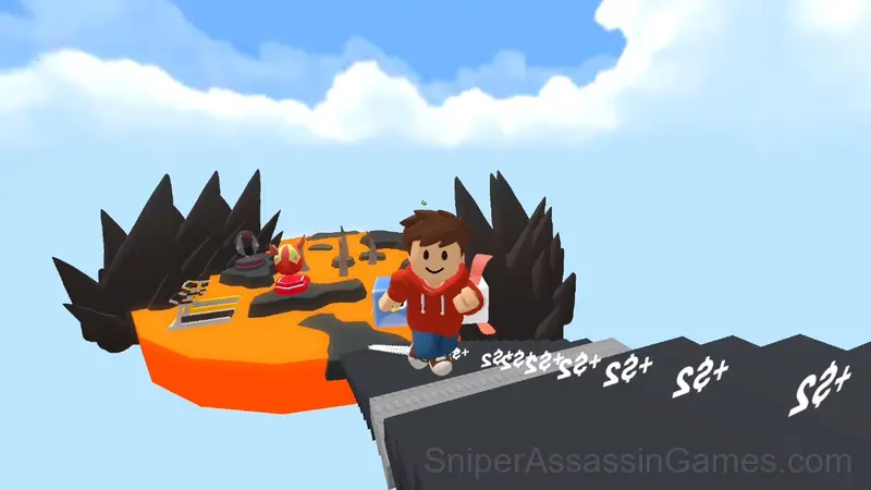 Obby: 1 Step = $1 gameplay screenshot 1