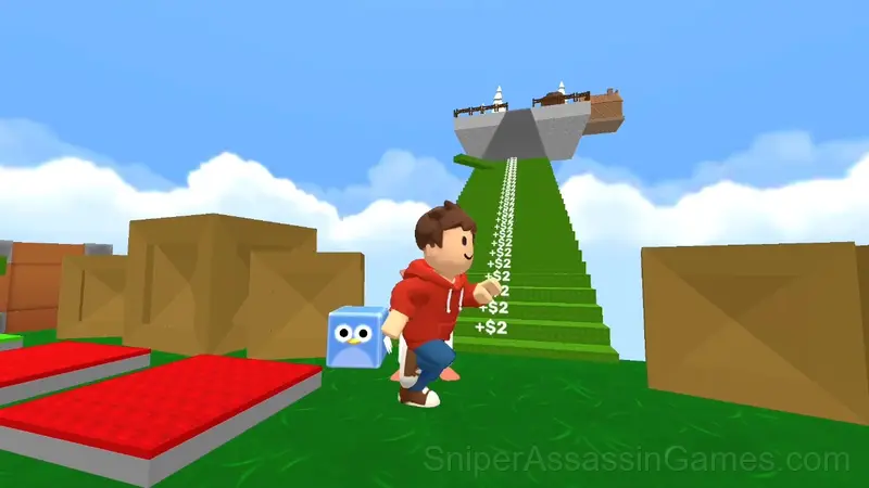 Obby: 1 Step = $1 gameplay screenshot 2