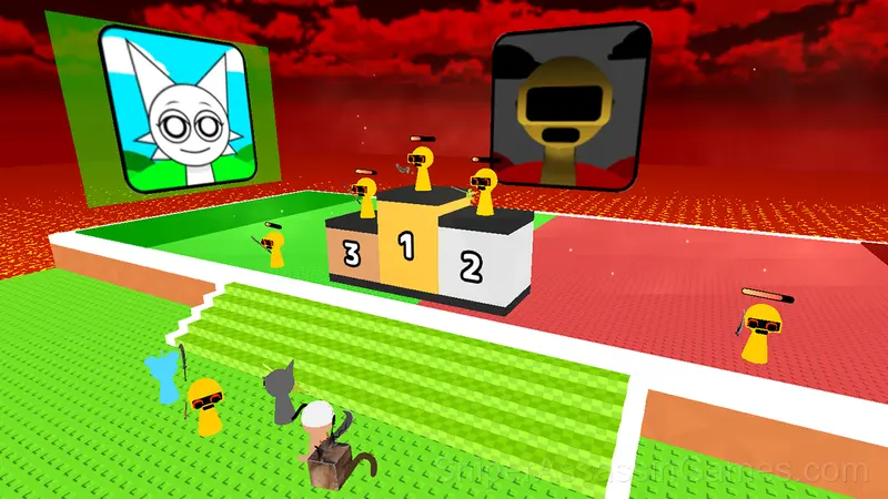 Choose Sprunki: 3D Phase Battle gameplay screenshot 3