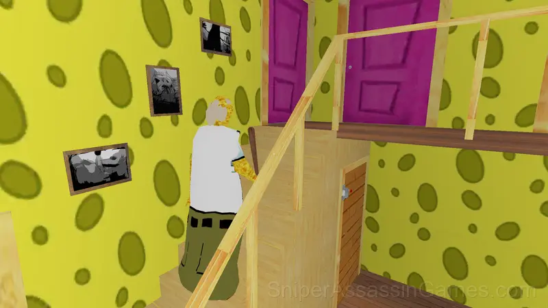 Granny Sponge Bob gameplay screenshot 3