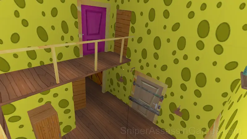 Granny Sponge Bob gameplay screenshot 4