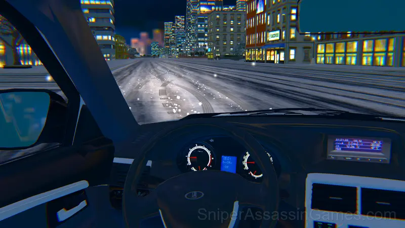 Winter Drift on the Priora gameplay screenshot 3