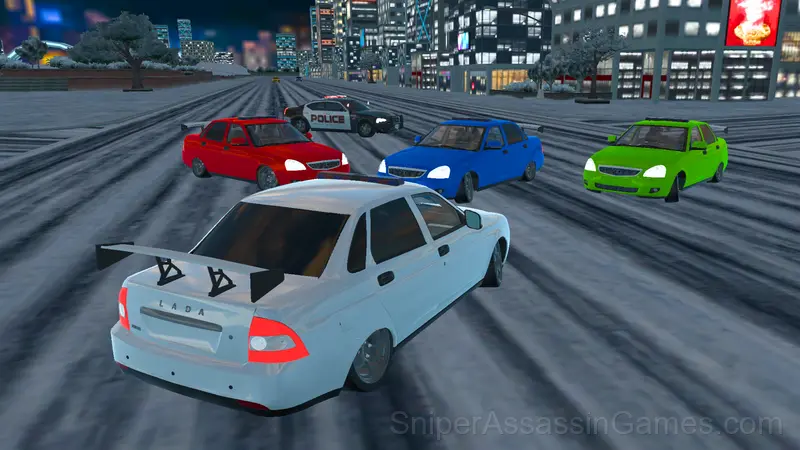 Winter Drift on the Priora gameplay screenshot 4