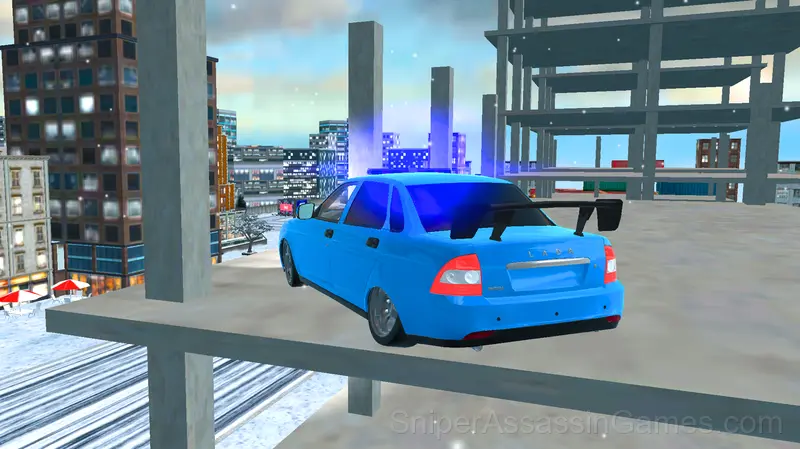 Winter Drift on the Priora gameplay screenshot 5
