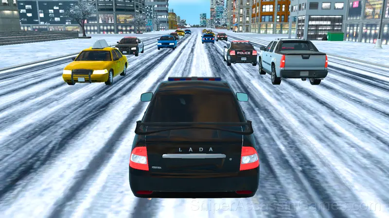 Winter Drift on the Priora gameplay screenshot 6