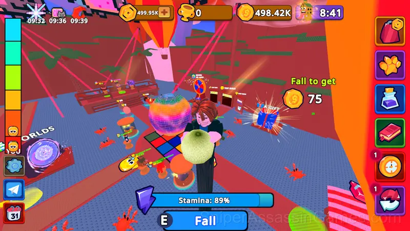 Obby: Get Tall and Fall gameplay screenshot 1