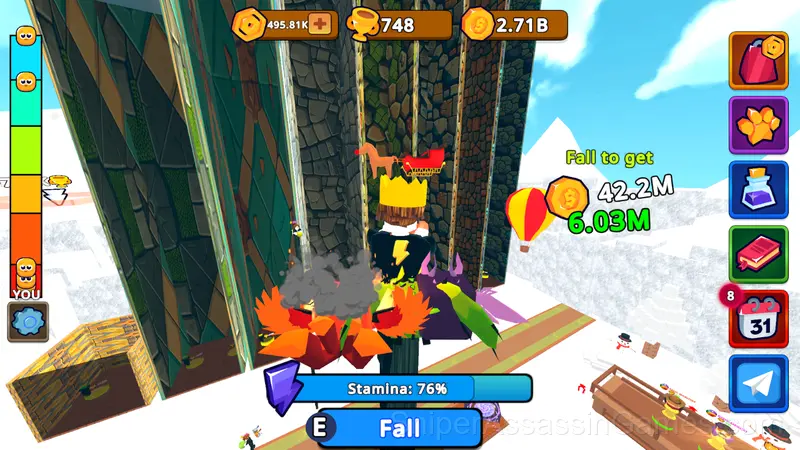 Obby: Get Tall and Fall gameplay screenshot 3