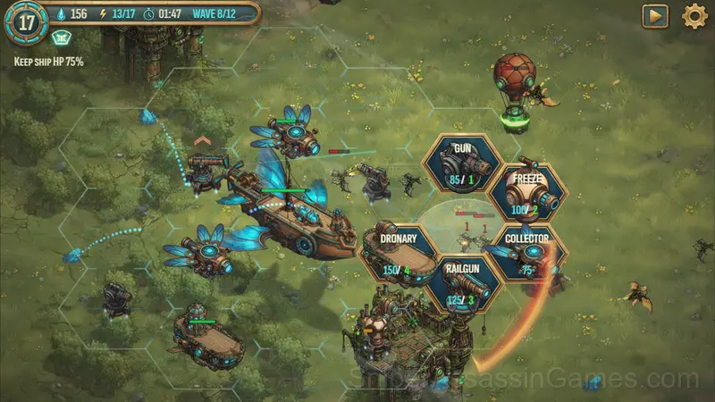 HEXSTORM: Tears of Arcadia gameplay screenshot 1