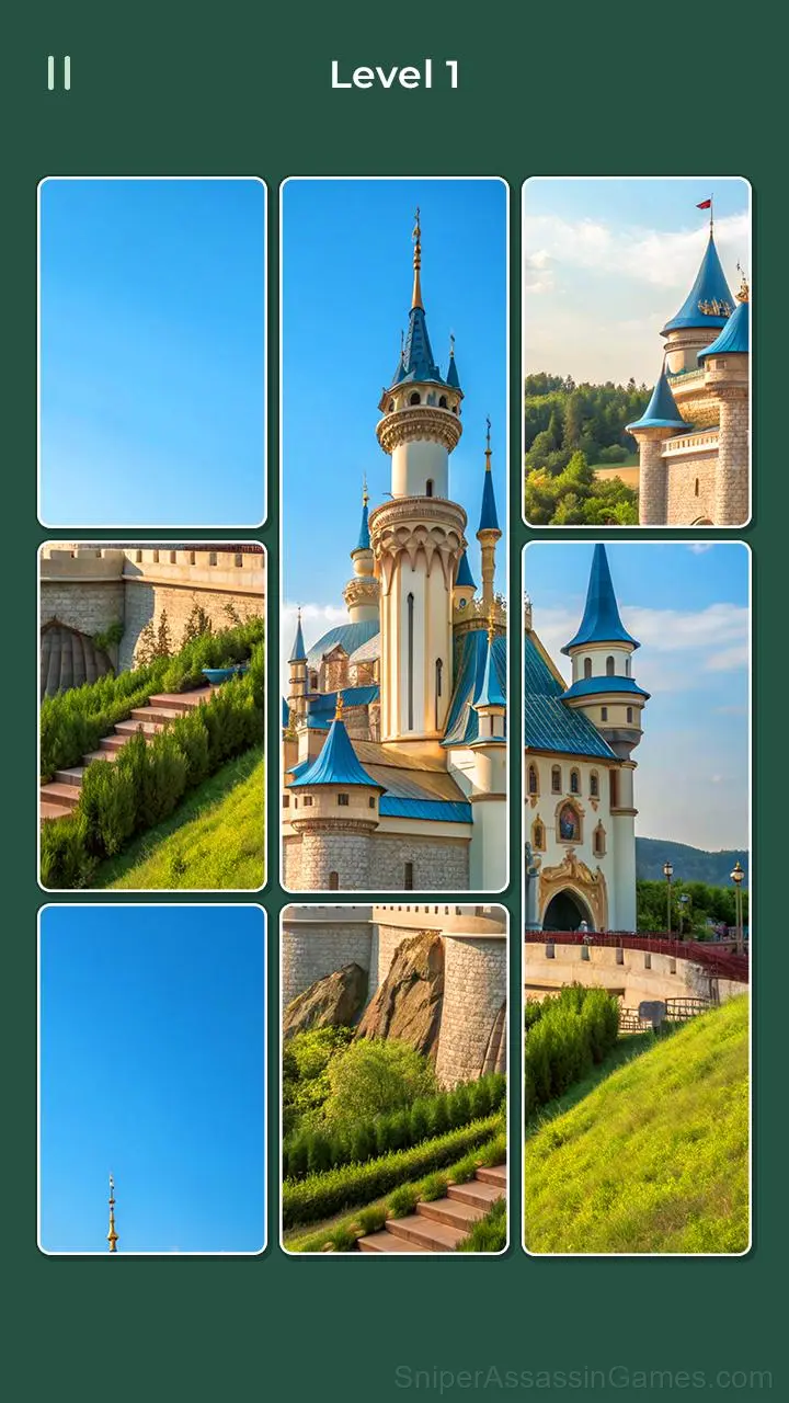 Jigsaw Solitaire gameplay screenshot 1