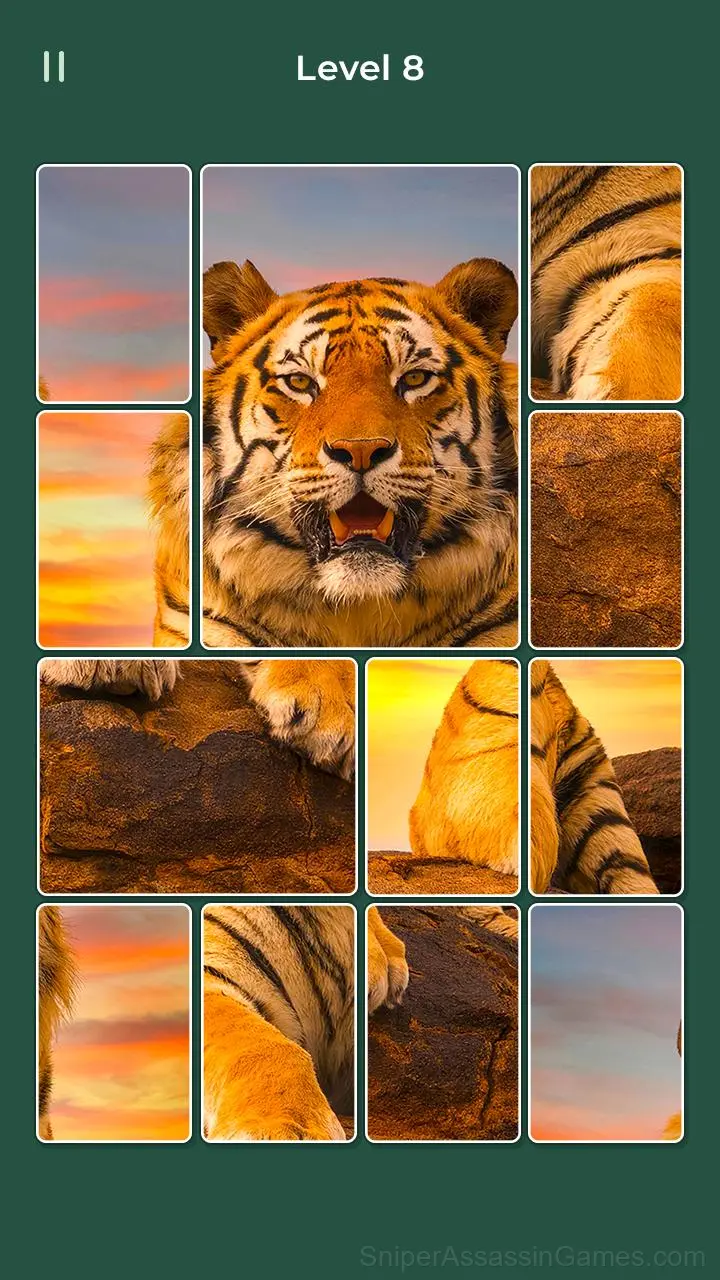 Jigsaw Solitaire gameplay screenshot 2