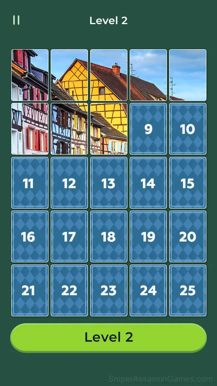 Jigsaw Solitaire gameplay screenshot 3