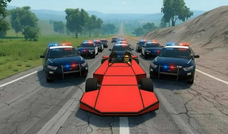 Play Ramp Car vs Police: CHASE