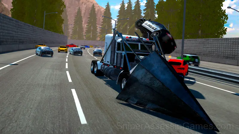 Ramp Car vs Police: CHASE gameplay screenshot 6