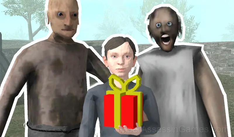 Play Schoolboy and Granny: Birthday