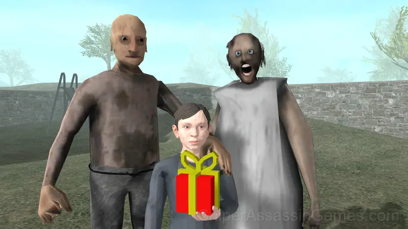 Schoolboy and Granny: Birthday gameplay screenshot 6