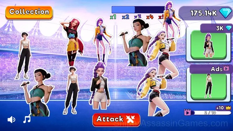 Rumi Huntrix K-Pop Hunters gameplay screenshot 1