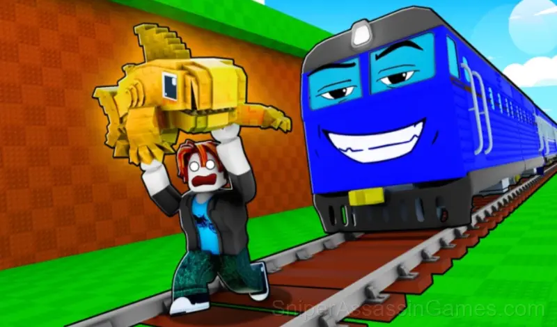 Play Obby: Brainrot Train Chase