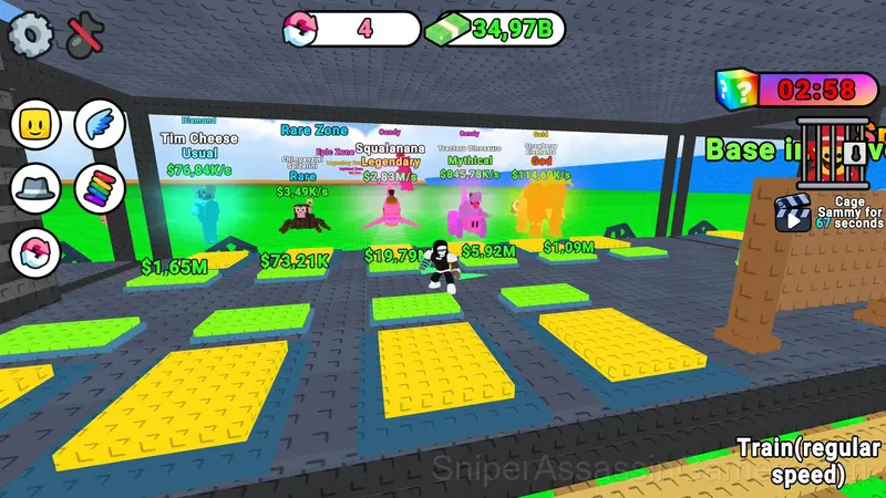 Obby: Brainrot Train Chase gameplay screenshot 1