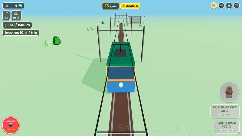 Molochnoye Village. Level UP the tram! gameplay screenshot 1