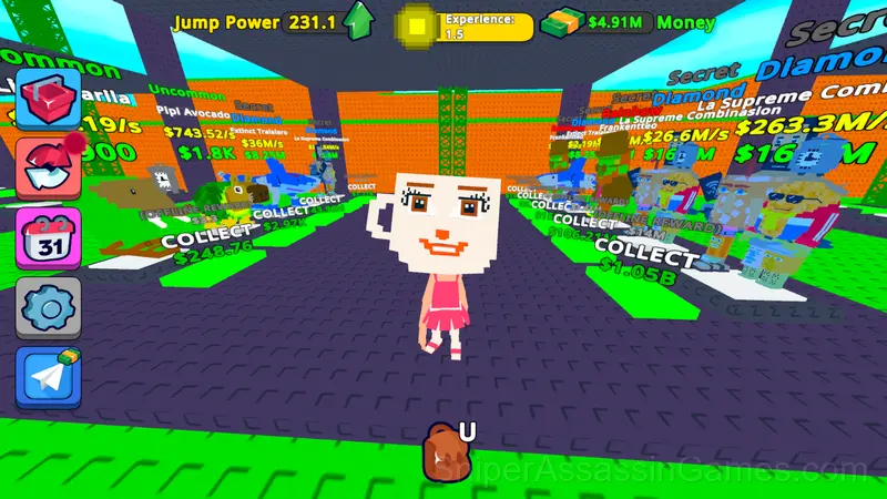 Obby:Jump For Brainrots! gameplay screenshot 1