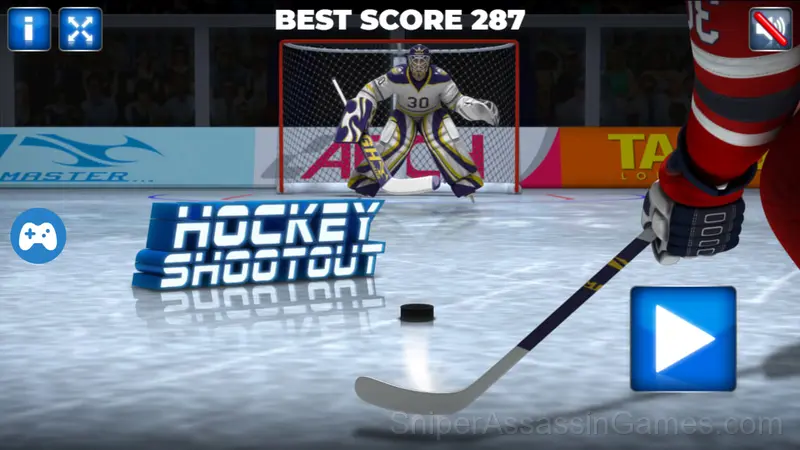 Hockey Shootout gameplay screenshot 1
