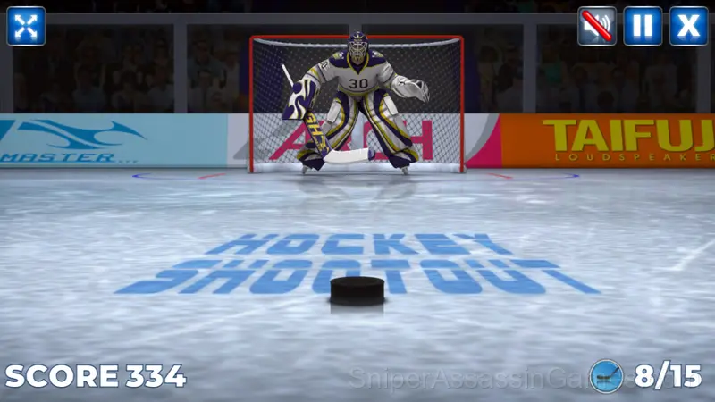 Hockey Shootout gameplay screenshot 2