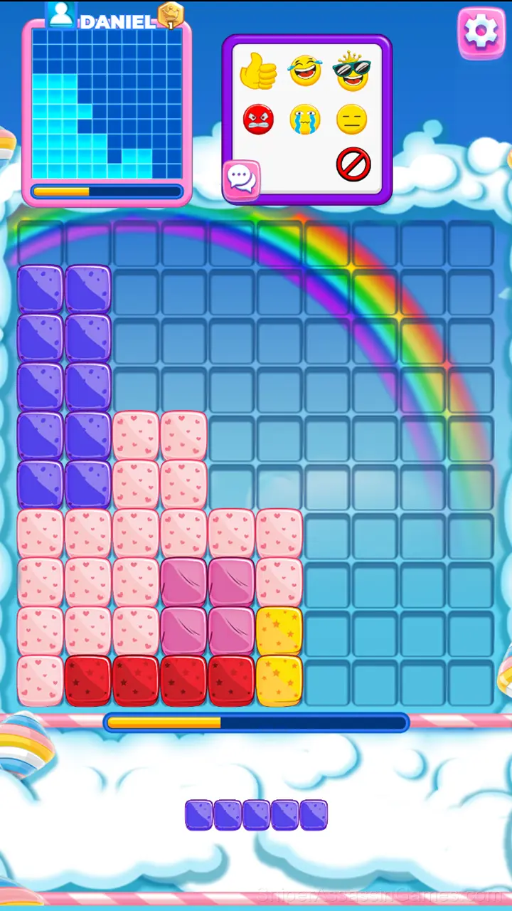 Gummy Blocks gameplay screenshot 1