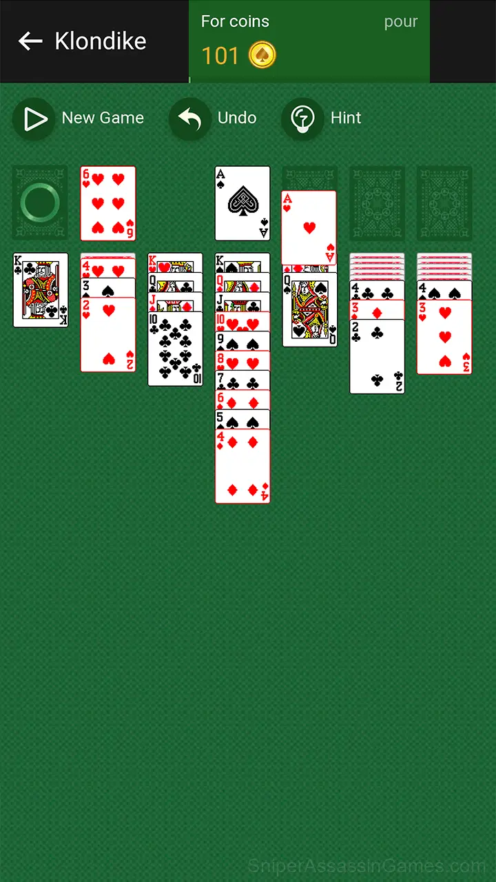 Klondike Solitaire gameplay screenshot 2