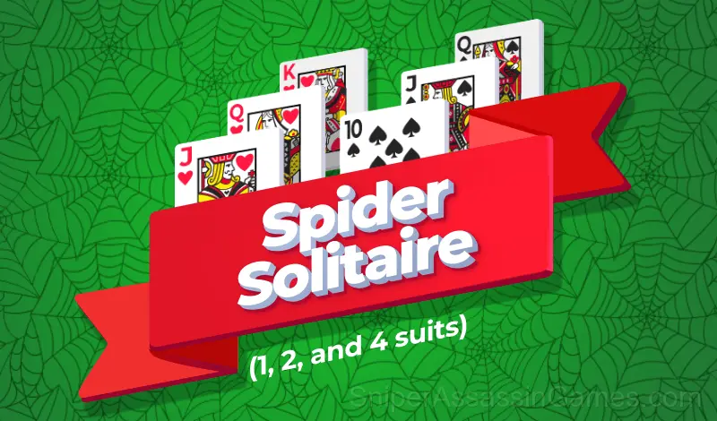 Play Spider Solitaire (1, 2, and 4 suits)