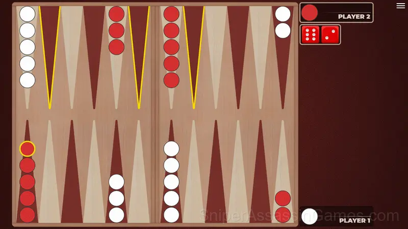 Backgammon Multiplayer gameplay screenshot 2