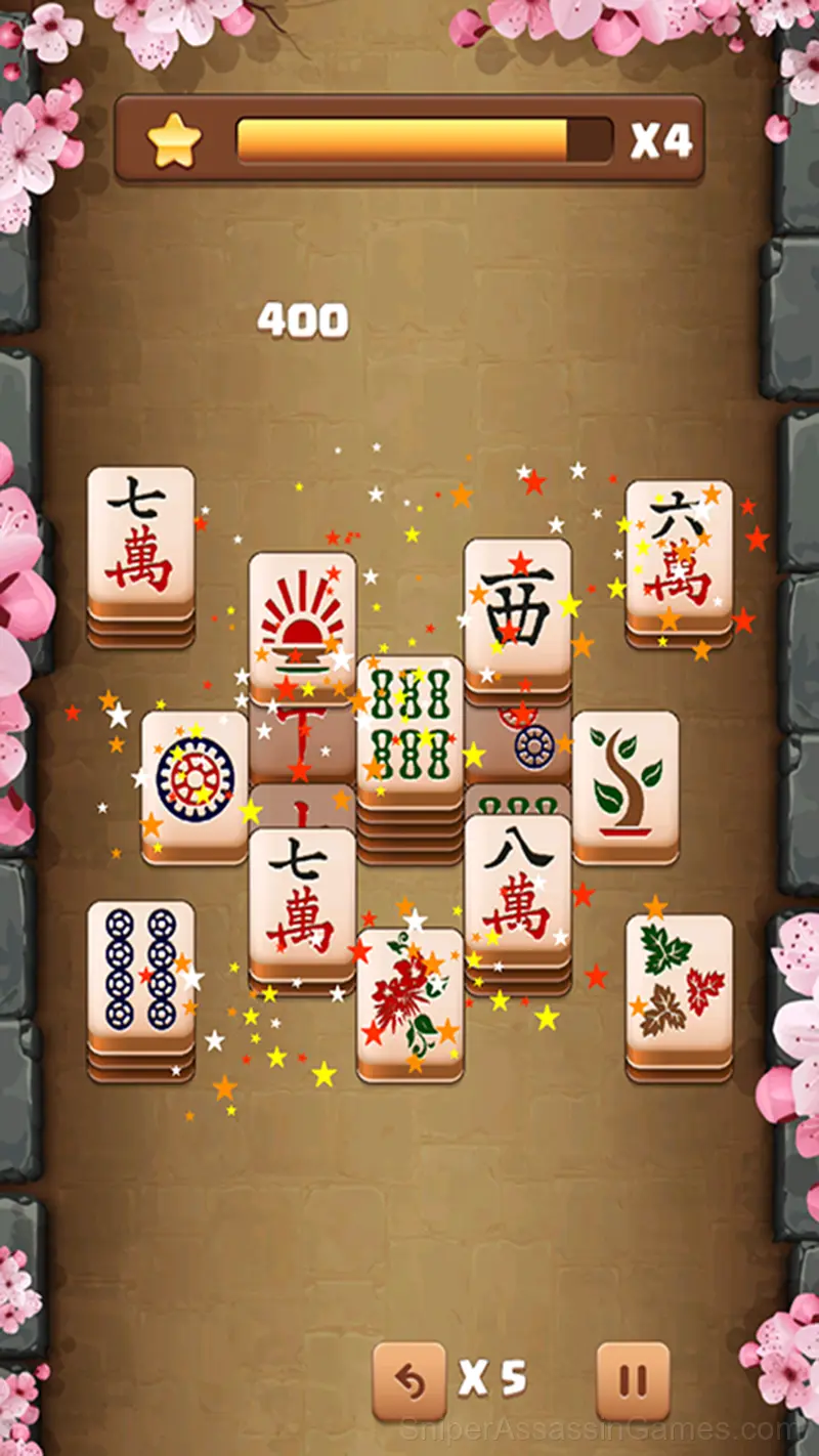 Mahjong Flowers gameplay screenshot 1
