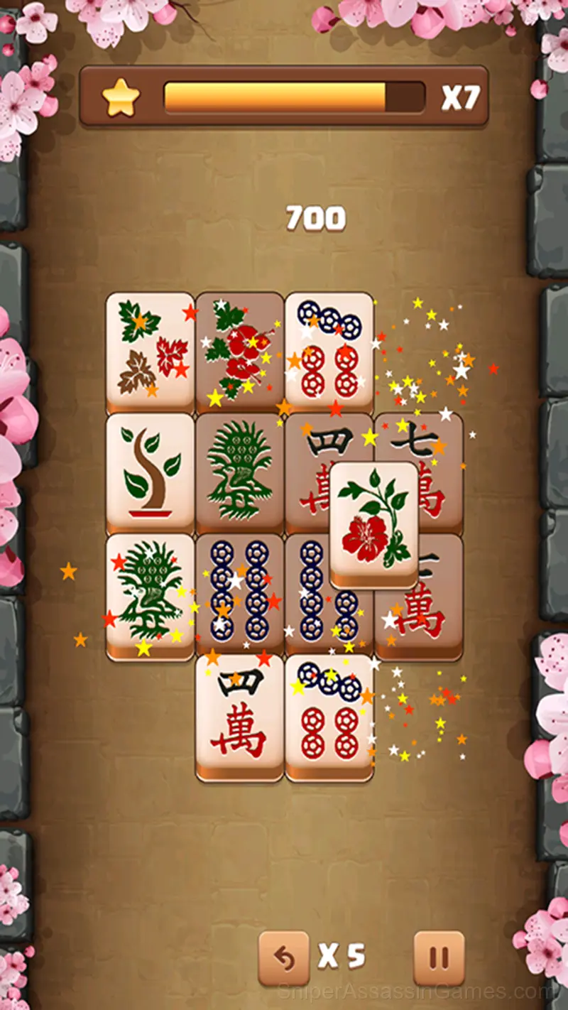 Mahjong Flowers gameplay screenshot 3