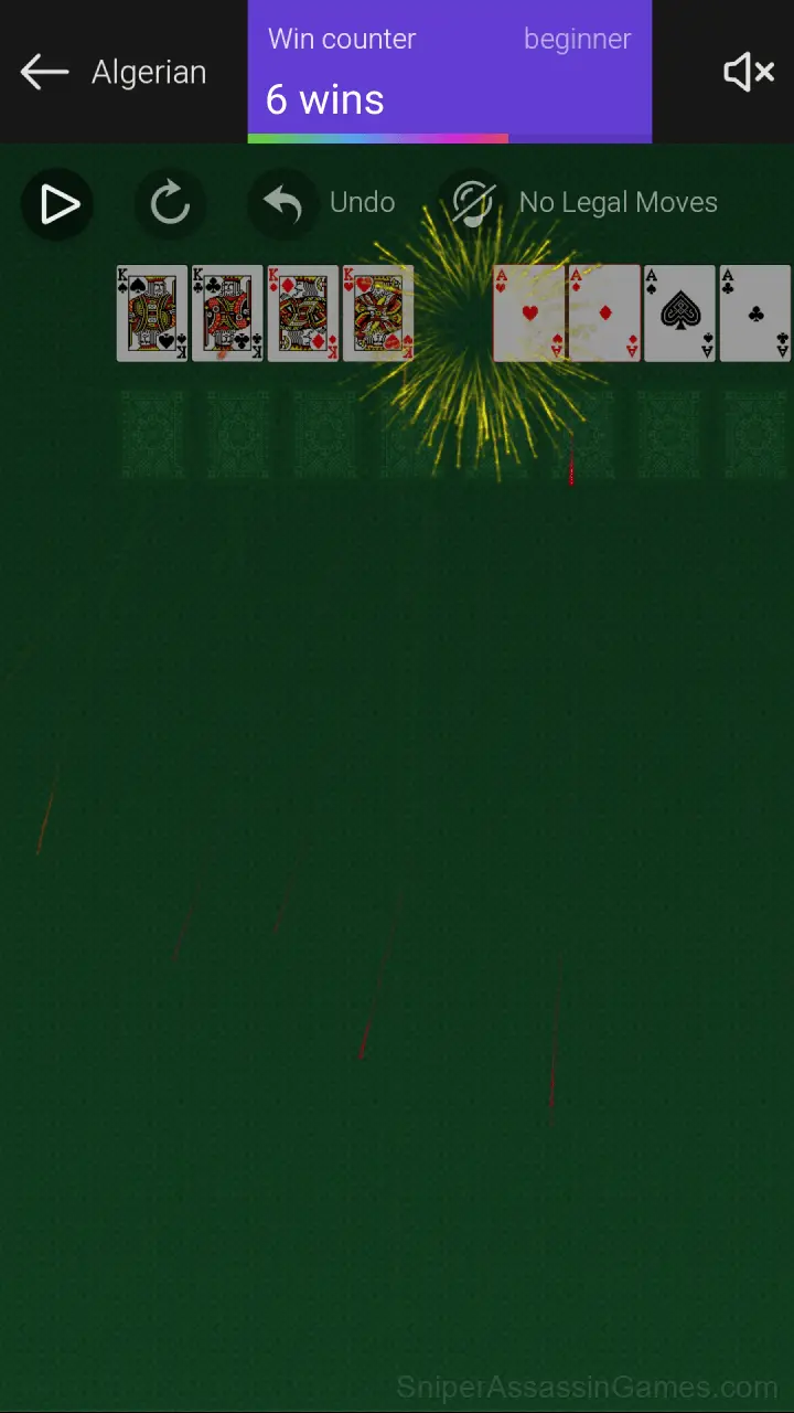 Algerian Patience gameplay screenshot 4