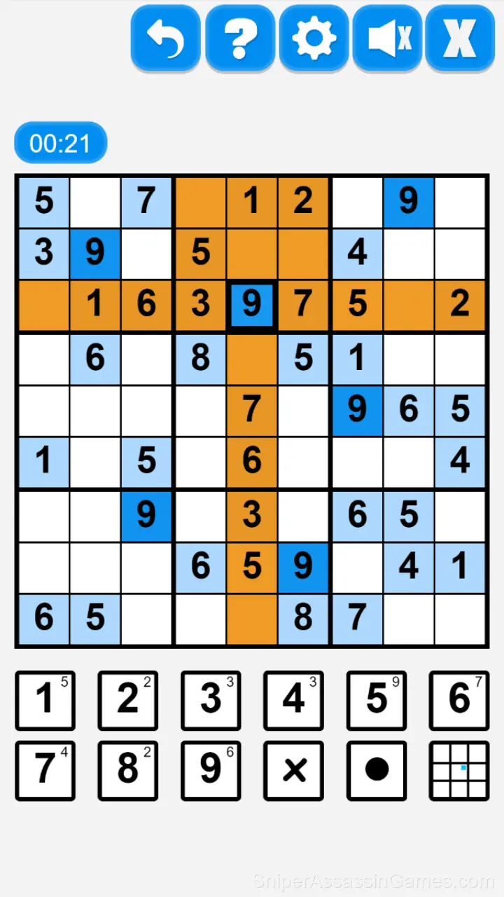 Ultimate Sudoku gameplay screenshot 2