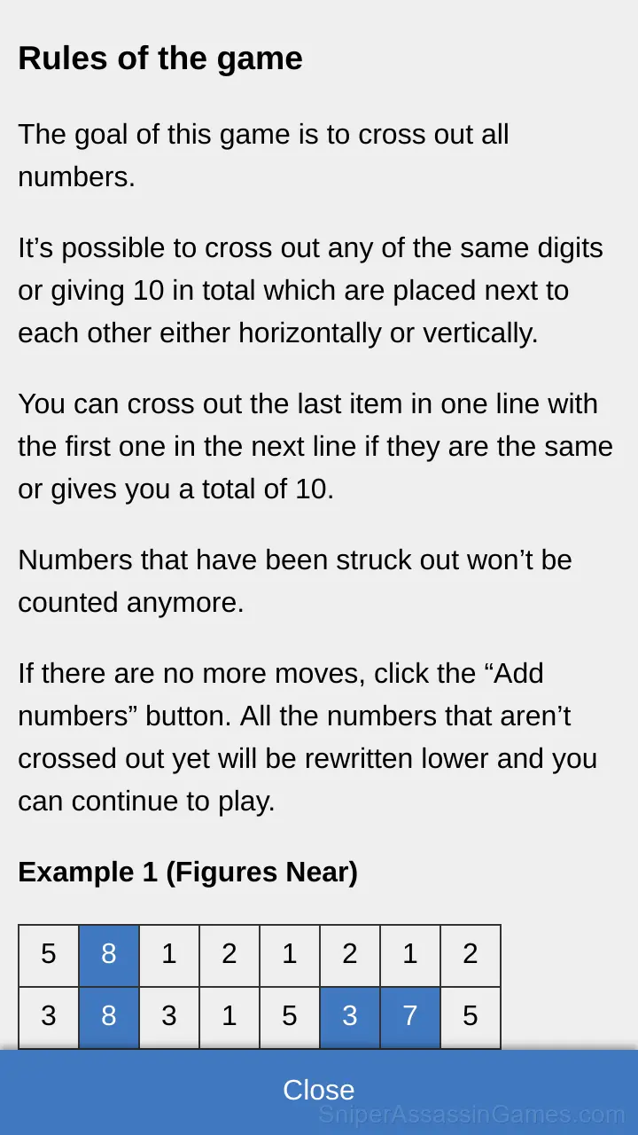 Numbers 19 gameplay screenshot 1