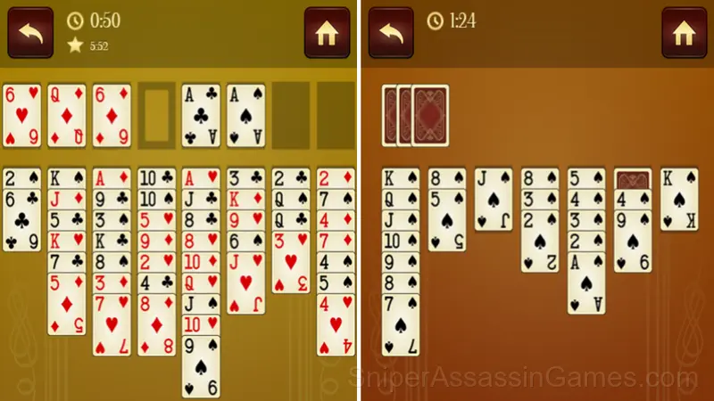 Solitaire Master gameplay screenshot 2