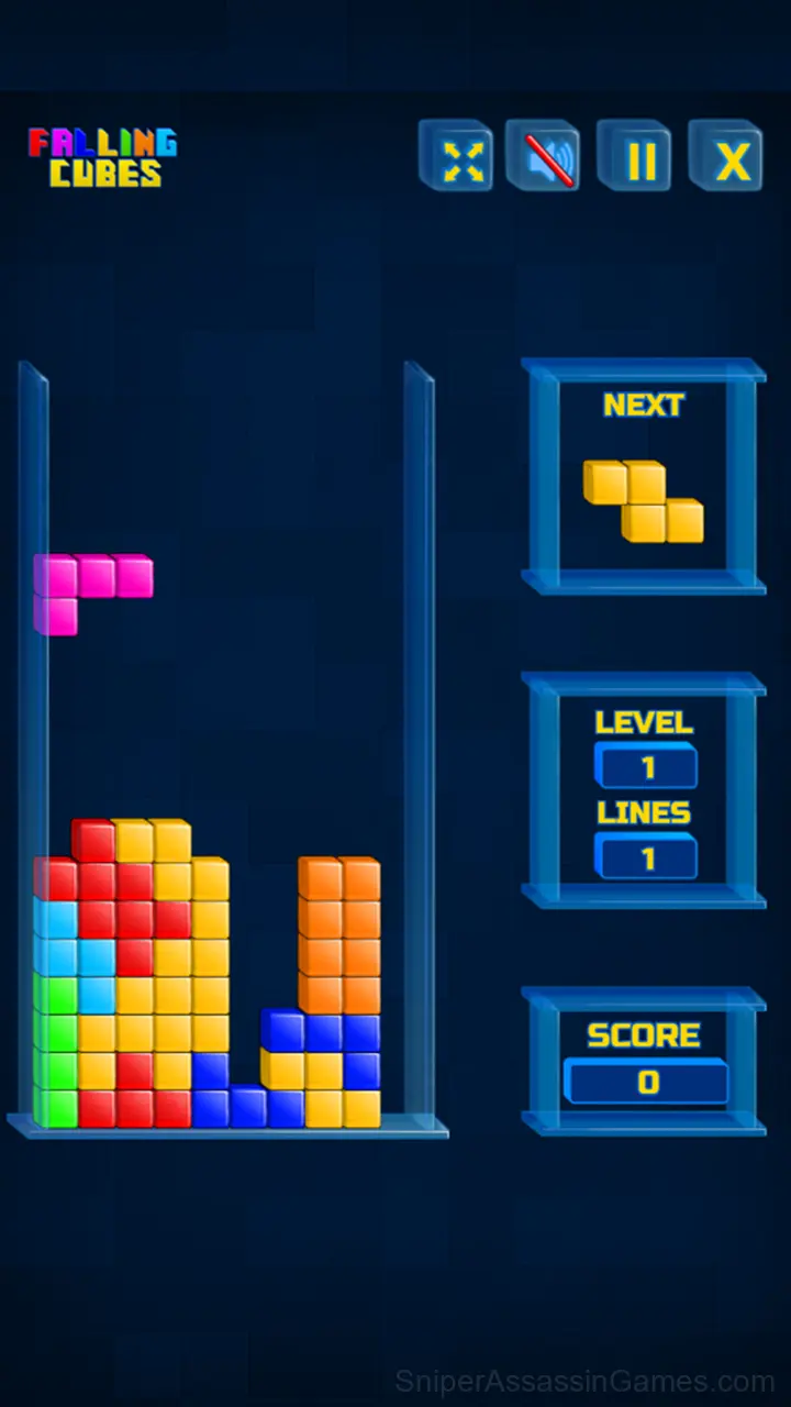 Falling Cubes gameplay screenshot 2