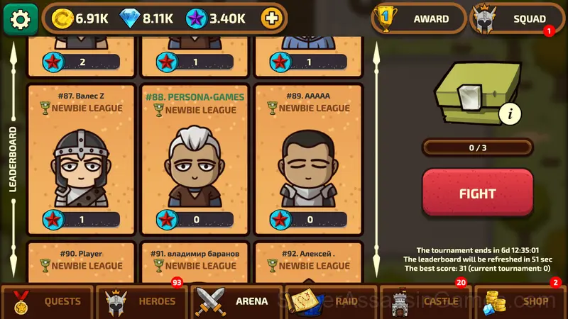 Raid Heroes: Sword and Magic gameplay screenshot 2
