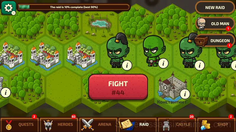 Raid Heroes: Sword and Magic gameplay screenshot 5