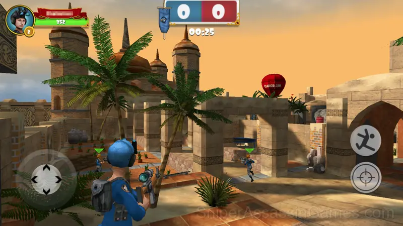Sniper Clash 3D gameplay screenshot 1