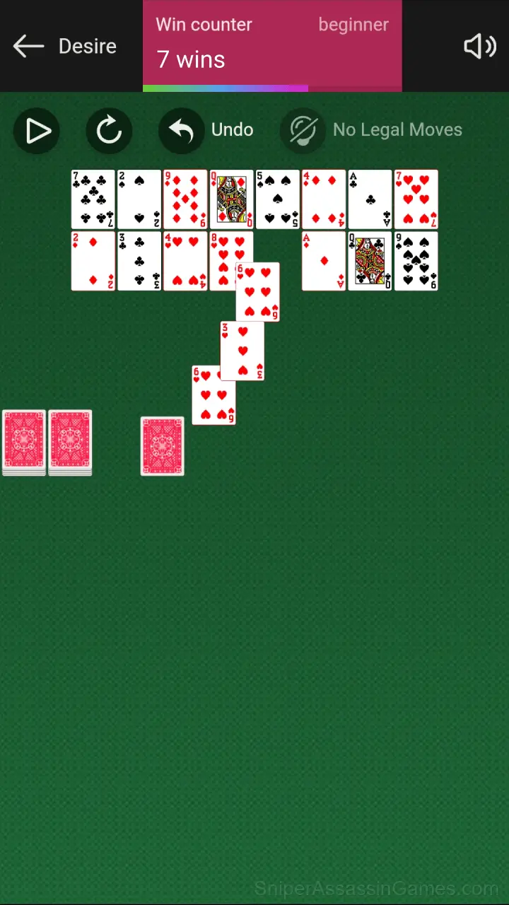 Desire Solitaire gameplay screenshot 3
