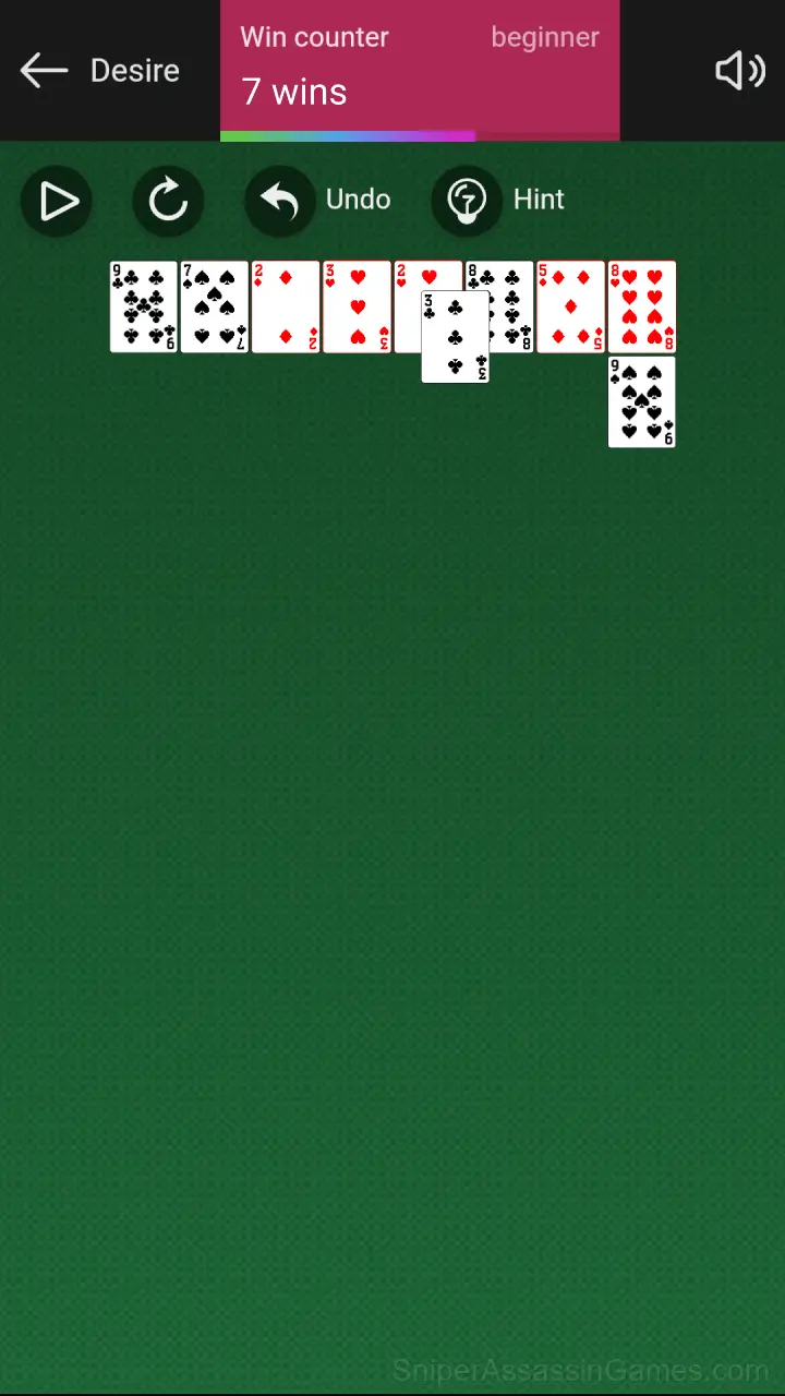 Desire Solitaire gameplay screenshot 4