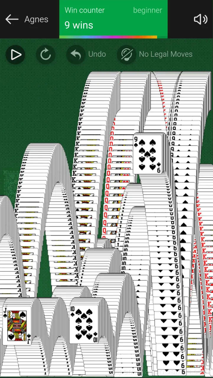Agnes Solitaire gameplay screenshot 5