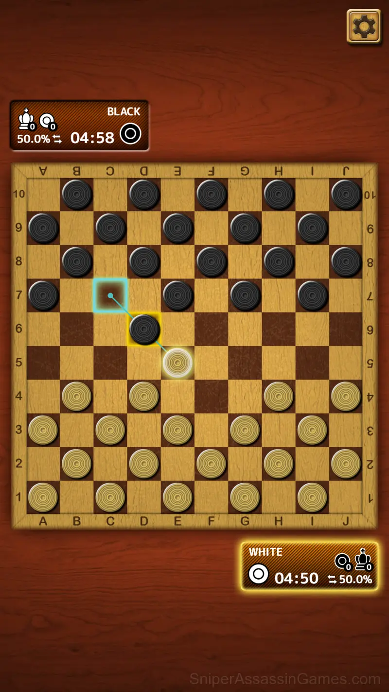Master Checkers Multiplayer gameplay screenshot 4
